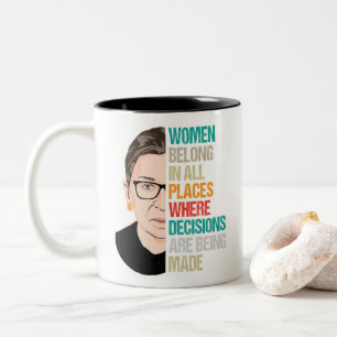 Tasse 2 Couleurs Vote de la Cour Suprême, Ruth Bader Ginsburg, Je 