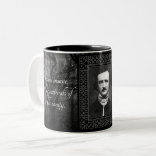 Tasse 2 Couleurs Votre Fave Edgar Allen Poe cite les Vintages Dépla