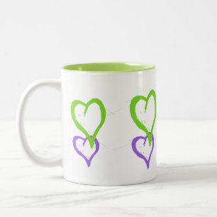 TASSE 2 COULEURS VOUS AIMER COLLECTION DE CADEAUX