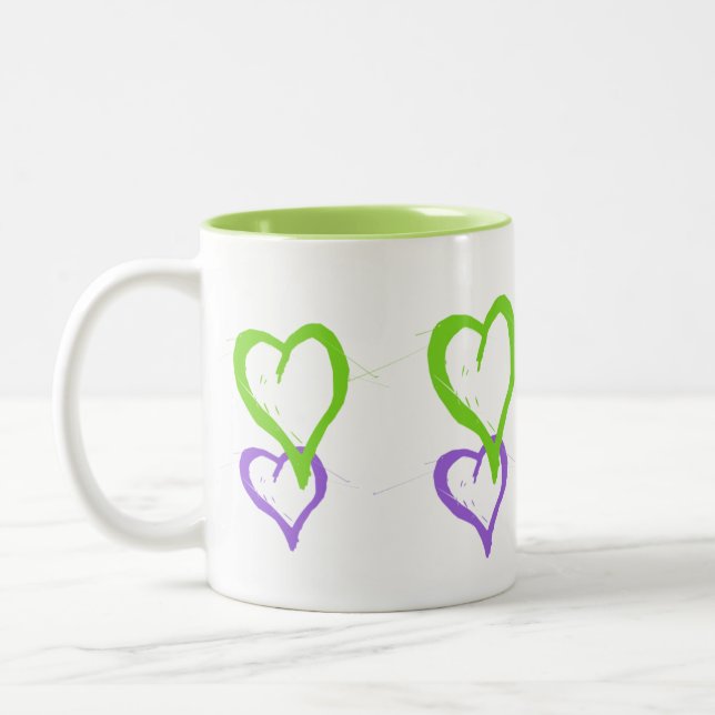 TASSE 2 COULEURS VOUS AIMER COLLECTION DE CADEAUX (Gauche)