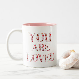 Tasse 2 Couleurs Vous êtes aimé V2