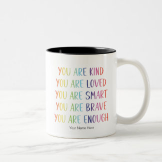Tasse 2 Couleurs Vous Êtes Amusé Amusant Arc En Ciel Affirmations P