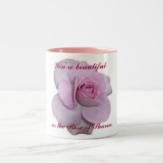 Tasse 2 Couleurs Vous êtes aussi beaux que le rose de Sharon