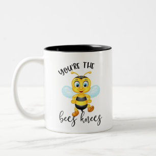 Tasse 2 Couleurs Vous êtes les genoux des abeilles   Saint Valentin