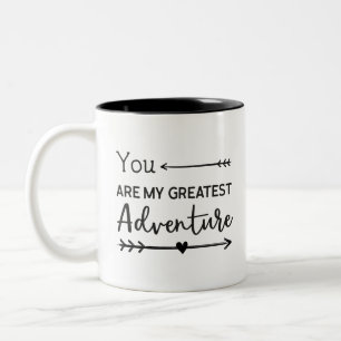 Tasse 2 Couleurs Vous êtes ma plus grande aventure