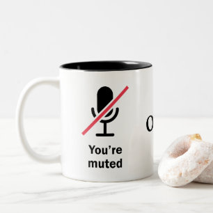 Tasse 2 Couleurs Vous êtes Muted   Vous êtes en route   Cadeau de n