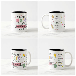 Tasse 2 Couleurs Vous êtes plus qu'un score à un test SATs examen q