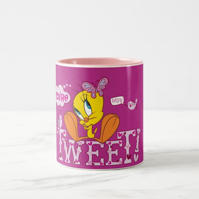 Tasse 2 Couleurs Vous êtes Tweet (Centre)