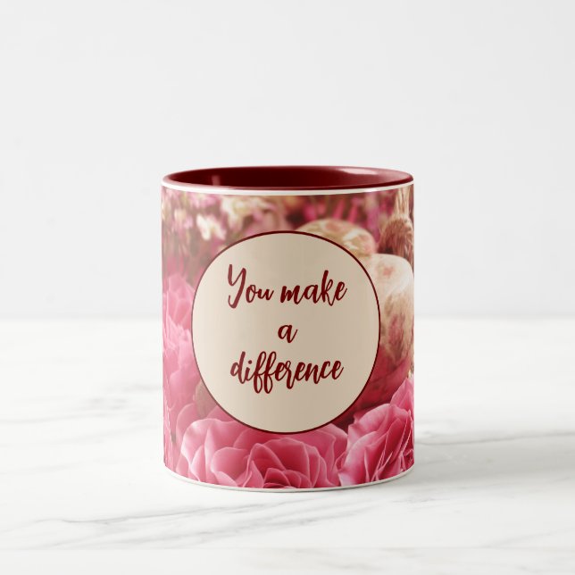 Tasse 2 Couleurs Vous faites une différence (Centre)