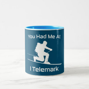 Tasse 2 Couleurs Vous M'Avez Eu À I Telemark Ski