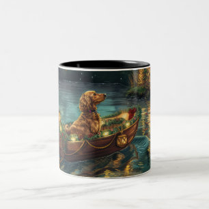 Tasse 2 Couleurs Voyage festif de Noël de la livre afghane