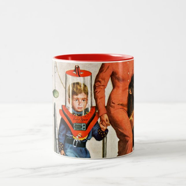 Tasse 2 Couleurs Voyageur de l'espace (Centre)
