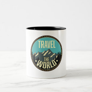 Tasse 2 Couleurs Voyagez à travers le Monde