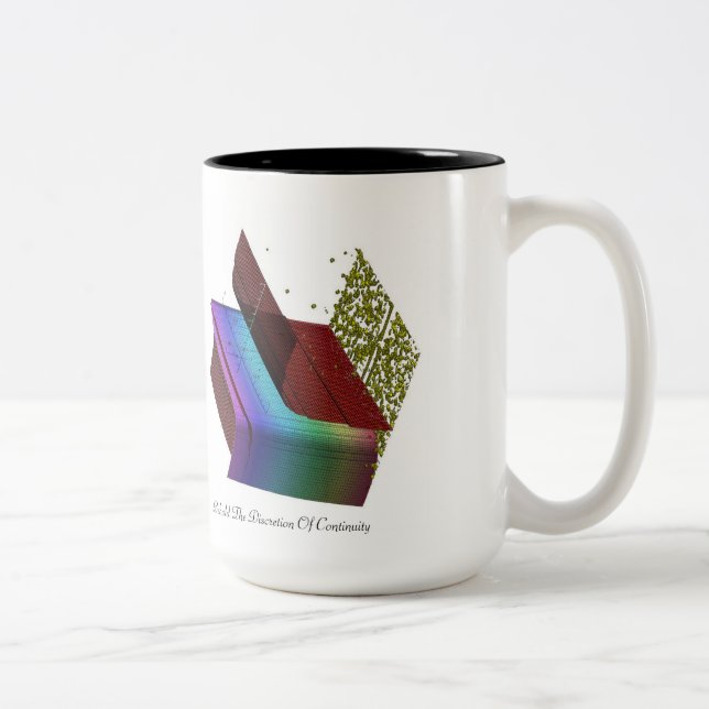 Tasse 2 Couleurs Voyez la discrétion de la continuité (Droit)