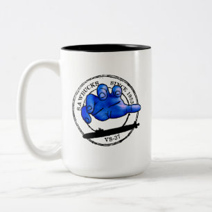 TASSE 2 COULEURS VS-37 SAWBUCKS DEPUIS 1953