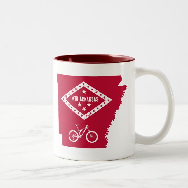 Tasse 2 Couleurs VTT Arkansas (Droit)