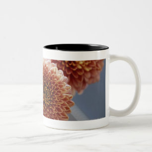 Tasse 2 Couleurs Vue courbe des fleurs dans un vase