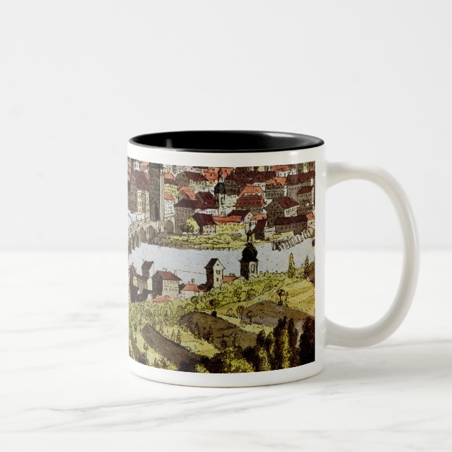 Tasse 2 Couleurs Vue de Prague (Droit)