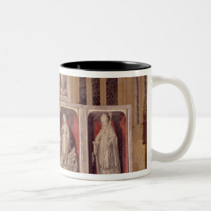 Tasse 2 Couleurs Vue des panneaux du retable fermé