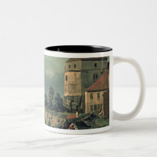 Tasse 2 Couleurs Vue du château, 1753-55