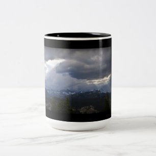 Tasse 2 Couleurs Vue gigantesque de minarets de lacs