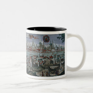 Tasse 2 Couleurs Vue panoramique de Constantinople, tard 18ème