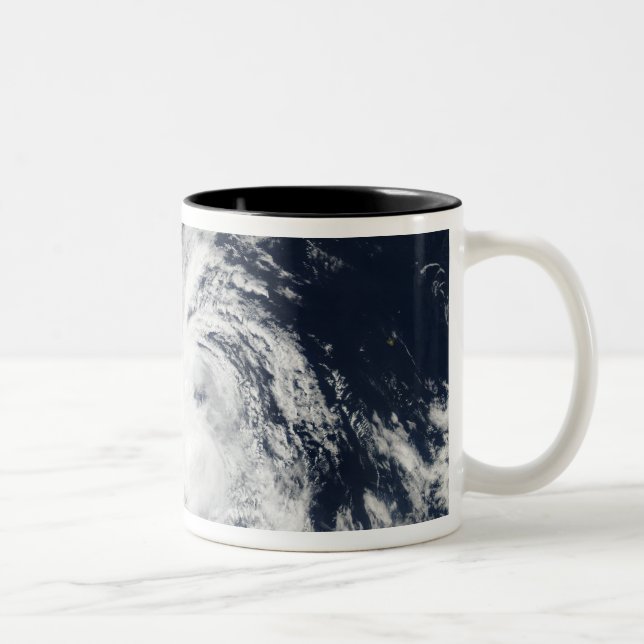 Tasse 2 Couleurs Vue satellite des Blas de dépression tropicale (Droit)