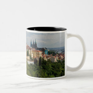 Tasse 2 Couleurs Vue sur la cathédrale Saint-Vitus, Prague, Tchèque