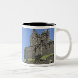 Tasse 2 Couleurs Vue sur le château d'Édimbourg, Édimbourg, Écosse,