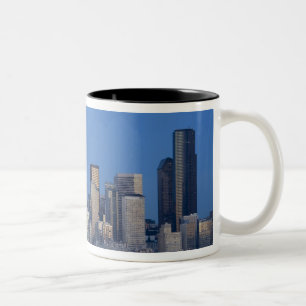 Tasse 2 Couleurs WA, Seattle, Seattle et Elliott Bay 2