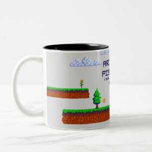 Tasse 2 Couleurs Warrier Dreamer - Aries Sun, Pisces Moon Zodiac Mu