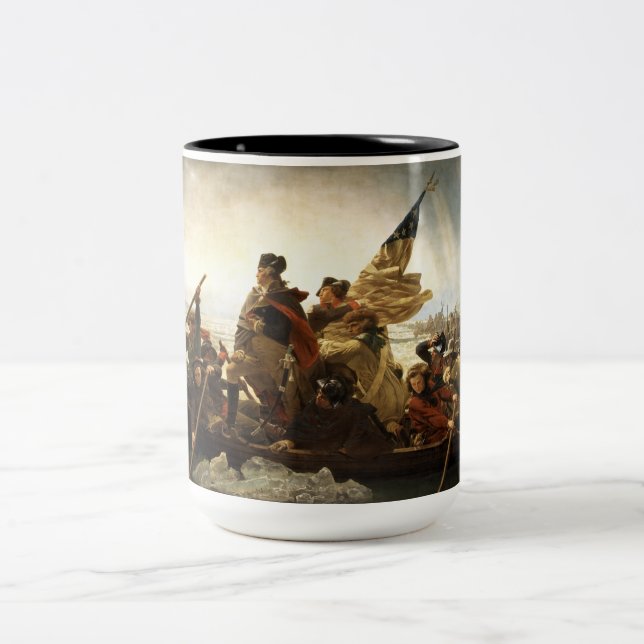 Tasse 2 Couleurs Washington Crossing the Delaware (Centre)