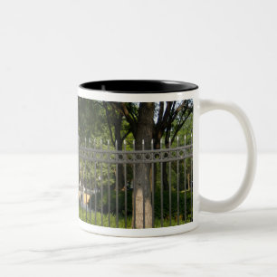 Tasse 2 Couleurs Washington, DC, statue de George Washington, The