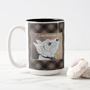 Tasse 2 Couleurs Westie Recherche vers le profil B