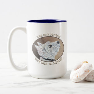 Tasse 2 Couleurs Westie Recherche vers le profil B