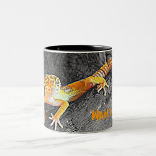 Tasse 2 Couleurs What's up ? Leopard-gecko, gecko, cup