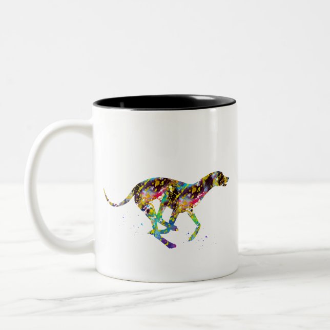 Tasse 2 Couleurs Whippet en cours (Gauche)