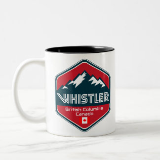 Tasse 2 Couleurs Whistler Colombie-Britannique Conception du Canada