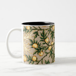 Tasse 2 Couleurs William Morris Floral Fruit Garden Fleur Classique