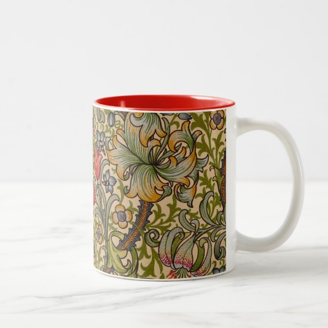 Tasse 2 Couleurs William Morris Golden Lily (Droit)