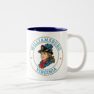 Tasse 2 Couleurs Williamsburg Virginia Colonial
