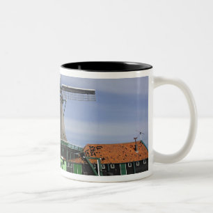 Tasse 2 Couleurs Windmill, Zaanse Schans, Hollande, Pays-Bas 3