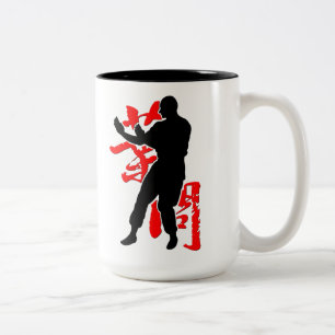 Tasse 2 Couleurs Wing Chun "Ip Man"