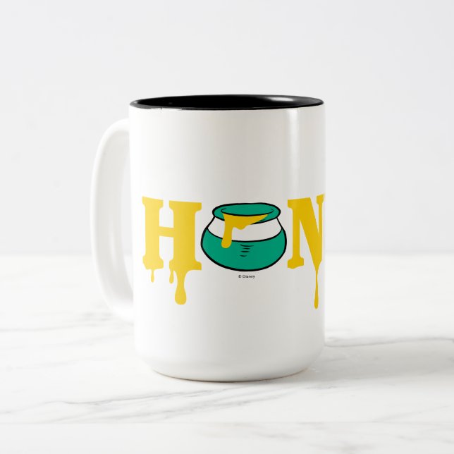 Tasse 2 Couleurs Winnie l'Ooh | Miel (Devant gauche)
