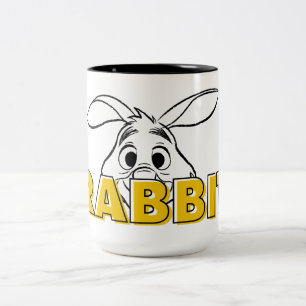 Tasse 2 Couleurs Winnie l'Ourson  Peek-A-Boo de lapin
