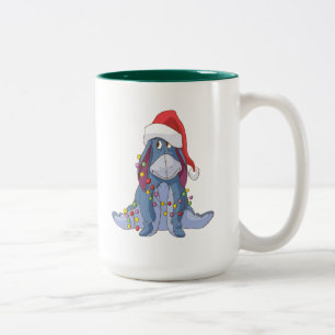 Tasse 2 Couleurs Winnie l'Ourson  Père Noël Eeyore