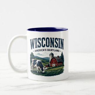 Tasse 2 Couleurs Wisconsin Countryside Heritage