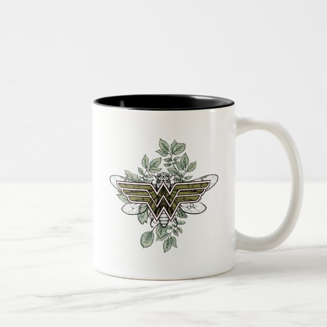 Tasse 2 Couleurs Wonder Woman Queen Bee Logo (Droit)