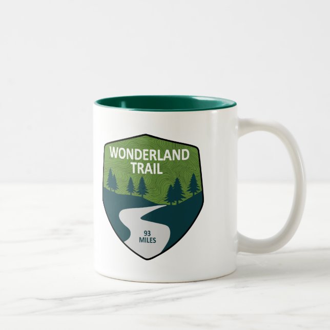 Tasse 2 Couleurs Wonderland Trail (Droit)