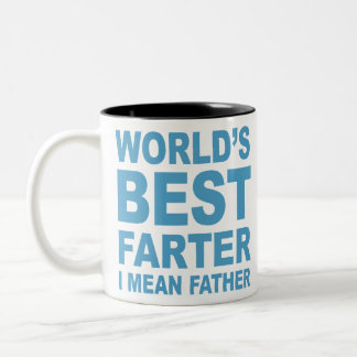 Tasse 2 Couleurs Worlds best farter I mean father